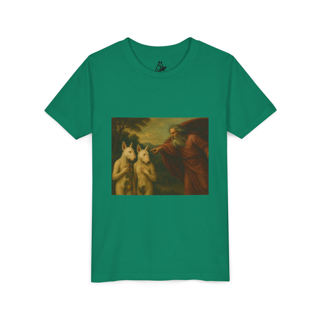 Bull Terrier The Rebuke of Adam and Eve — after Domenichino, 1626 | Youth Tee