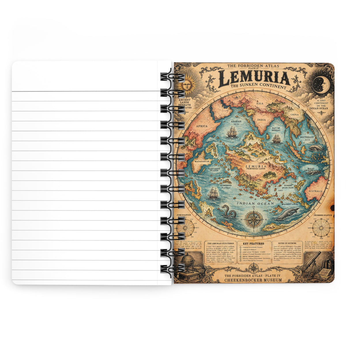 Lemuria, The Forbidden Atlas Plate IV | Spiral Journal