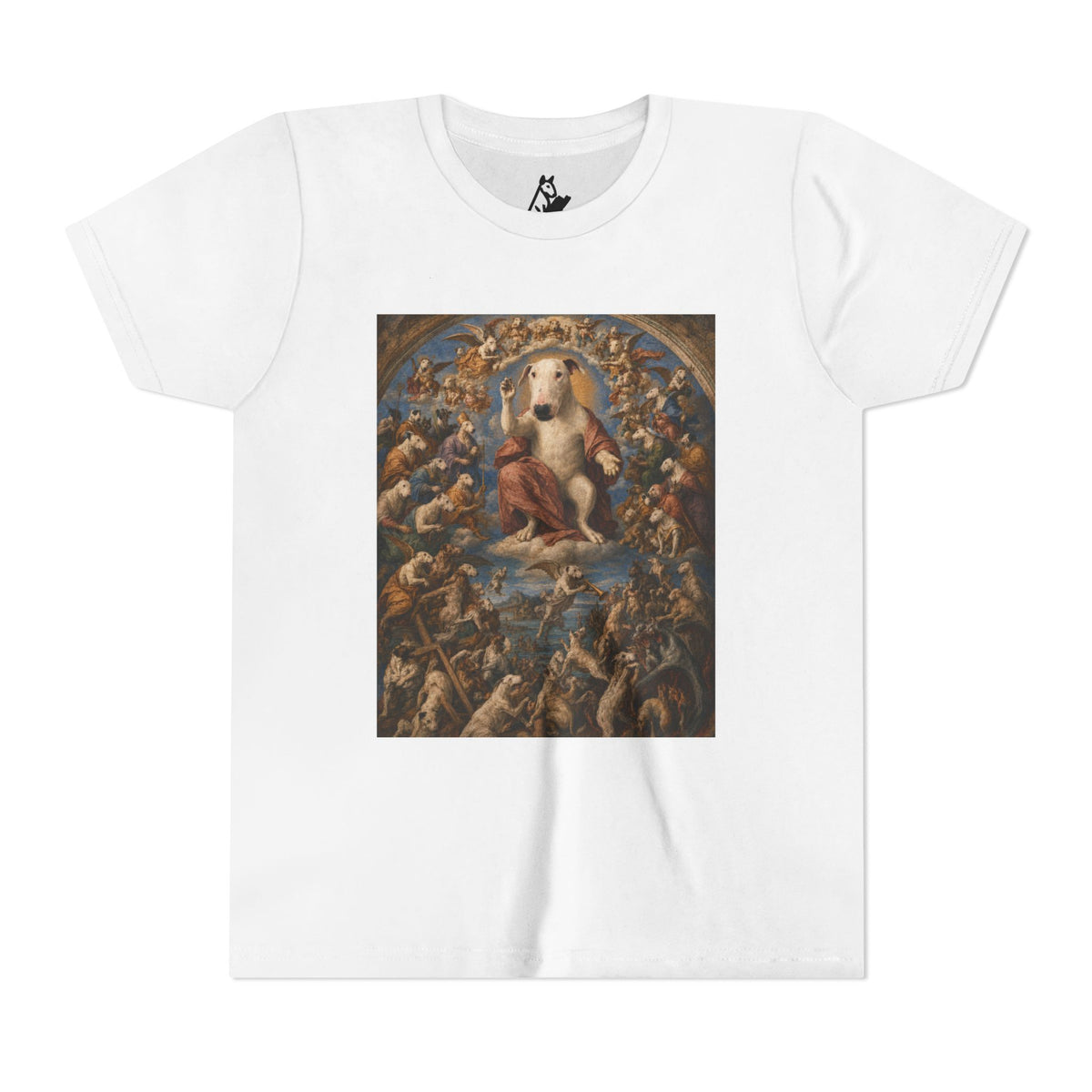 Bull Terrier The Last Judgement — after Michelangelo, 1541 | Youth Tee