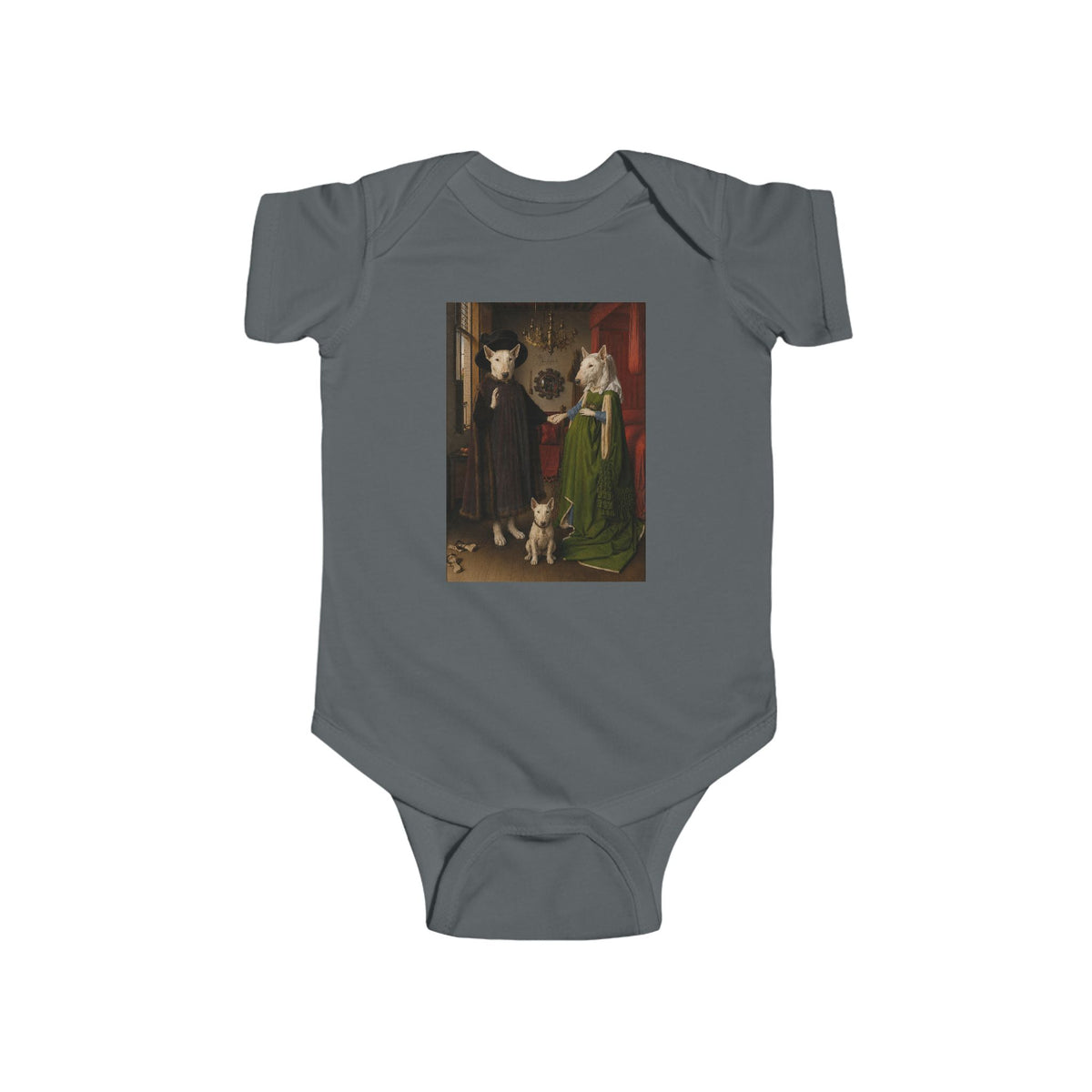 Bull Terrier The Arnolfini Portrait — after Jan van Eyck, 1434 | Bodysuit