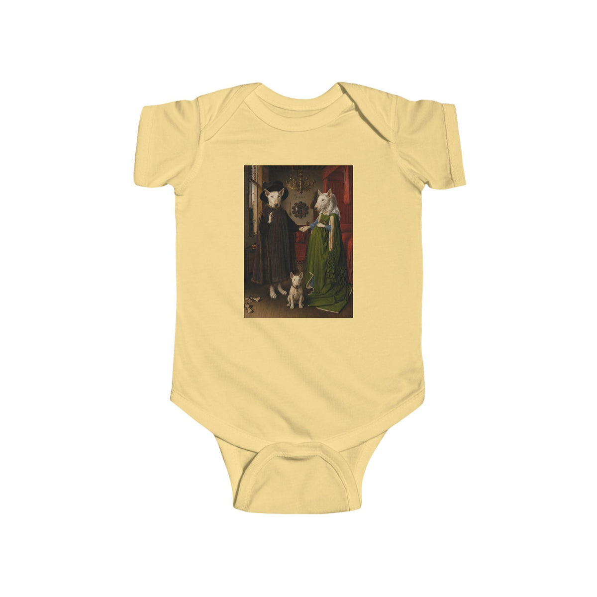 Bull Terrier The Arnolfini Portrait — after Jan van Eyck, 1434 | Bodysuit