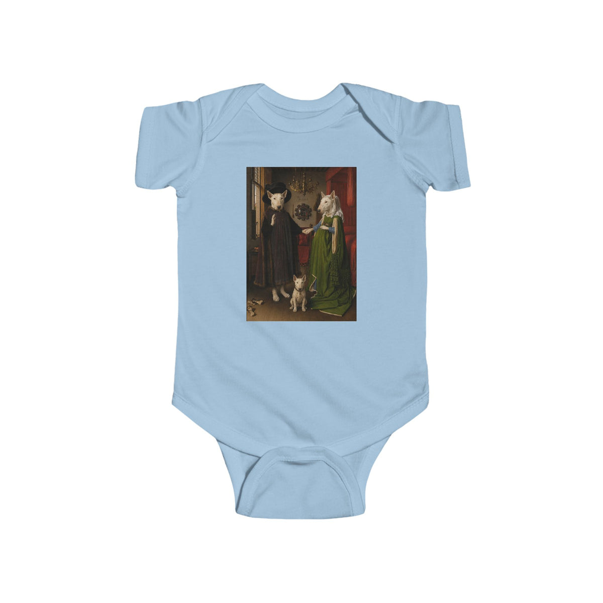 Bull Terrier The Arnolfini Portrait — after Jan van Eyck, 1434 | Bodysuit