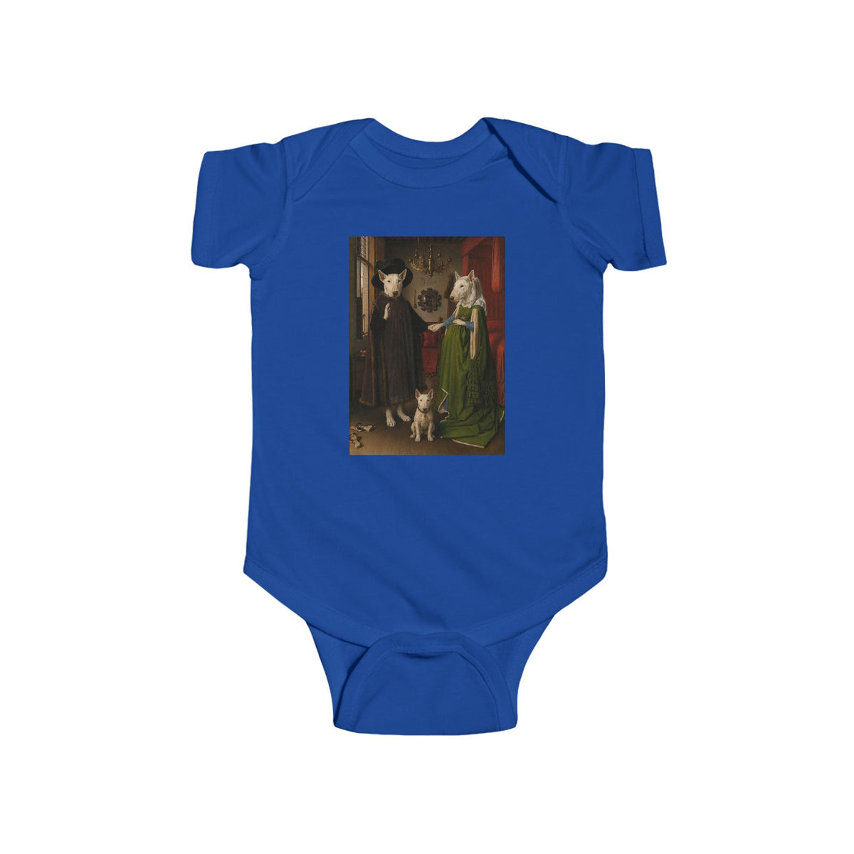 Bull Terrier The Arnolfini Portrait — after Jan van Eyck, 1434 | Bodysuit