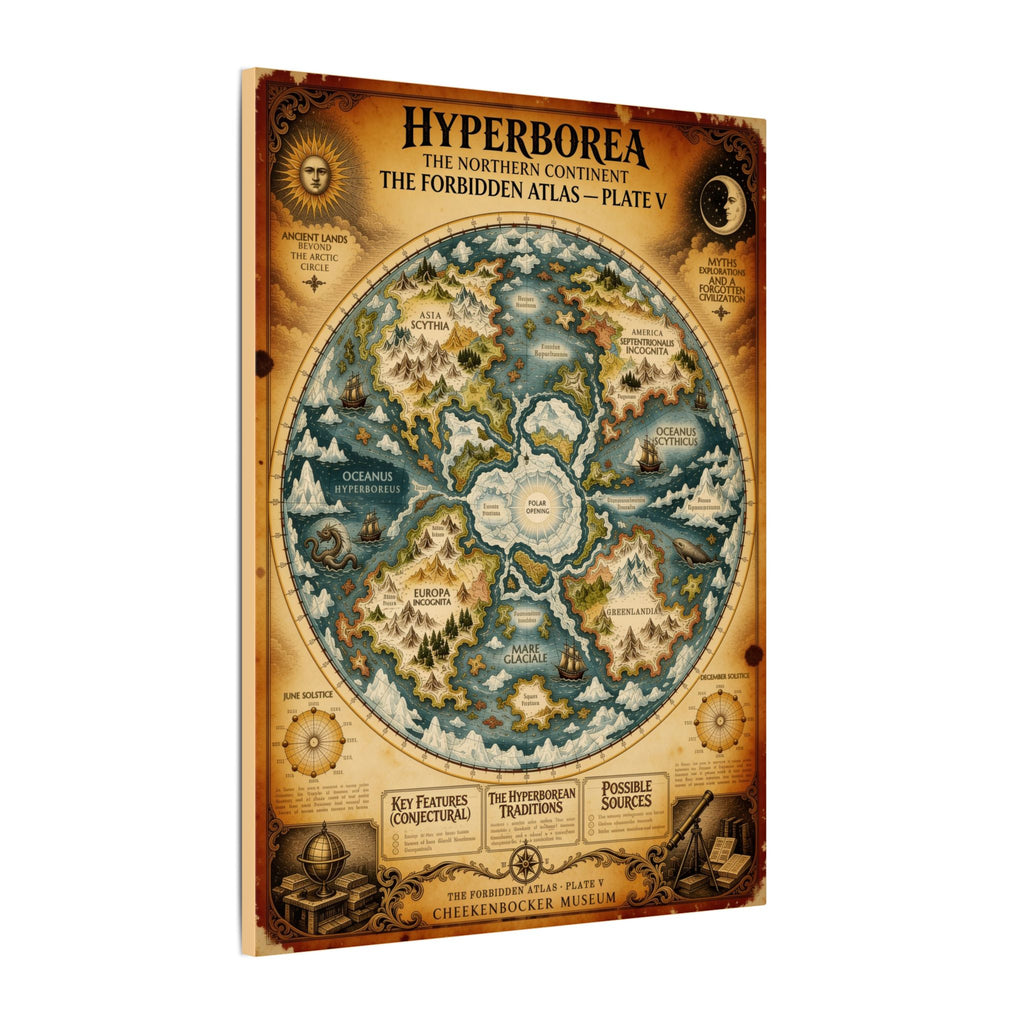 Hyperborea, The Forbidden Atlas Plate V | Canvas