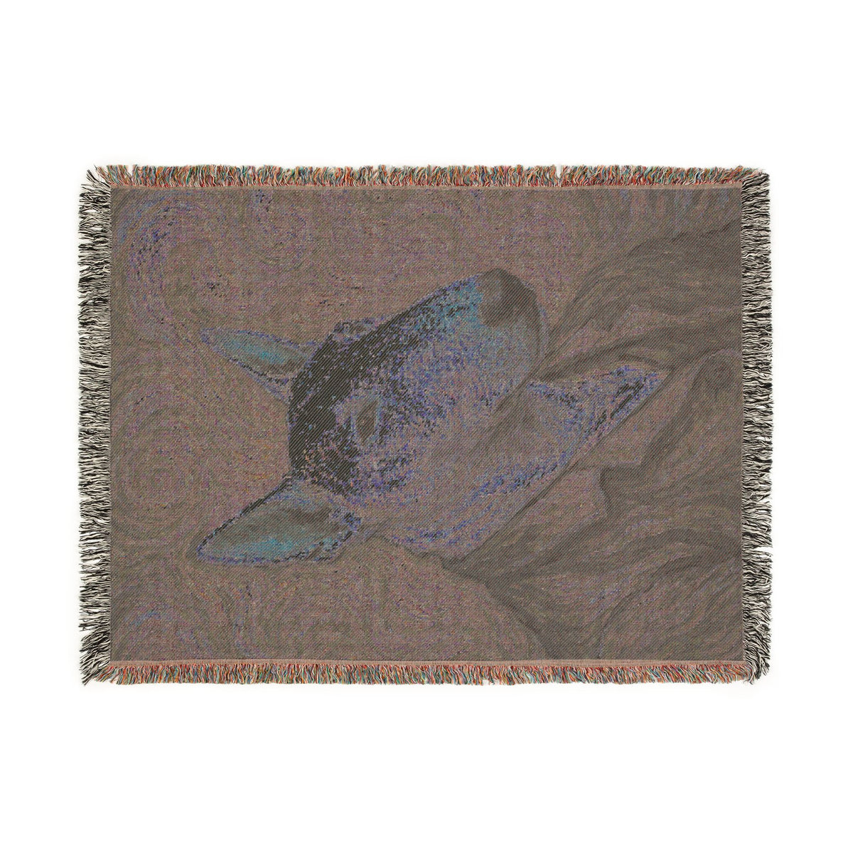 Bull Terrier Self-Portrait — after Vincent van Gogh, 1889 | Blanket