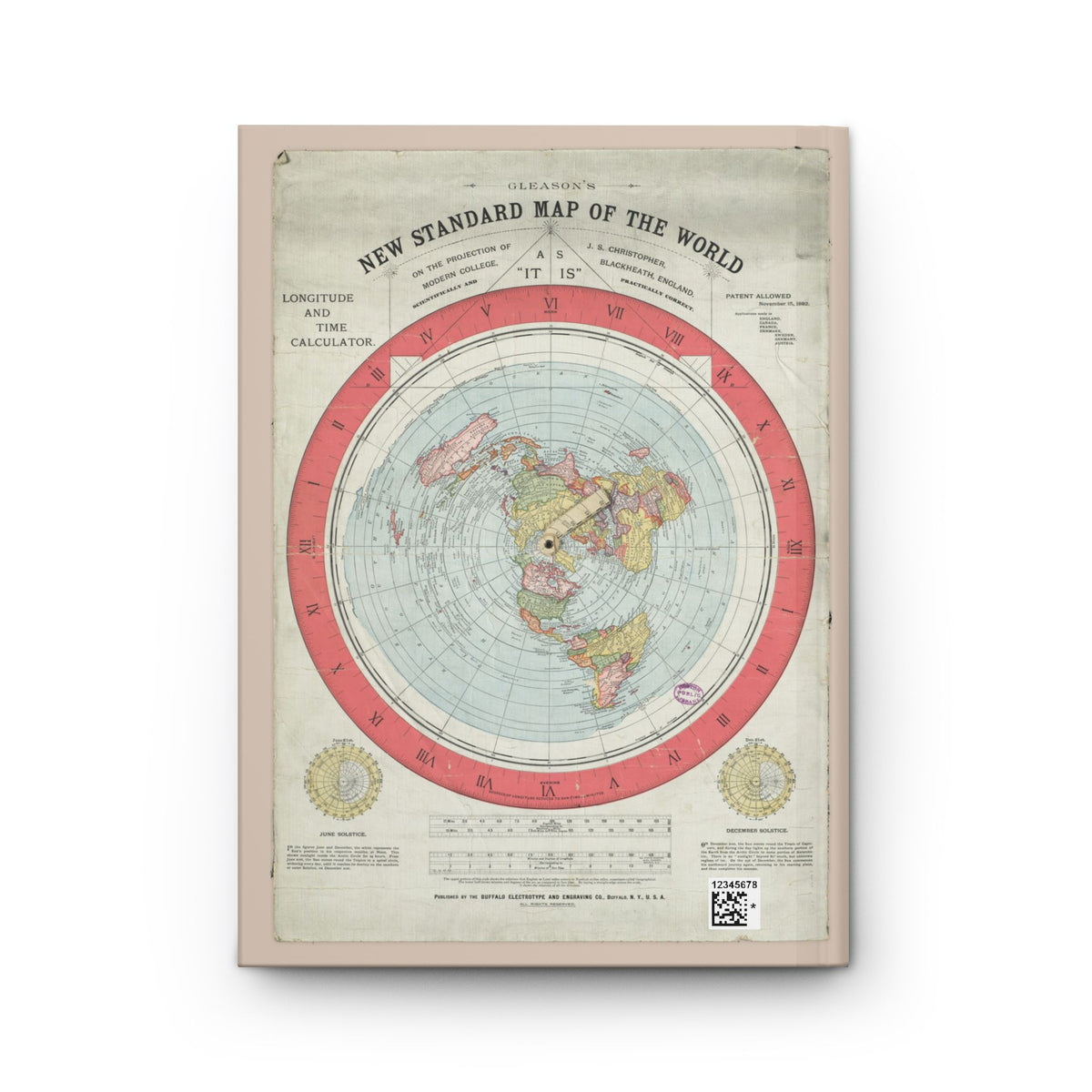 Gleason's New Standard Map of the World, 1892 | Journal