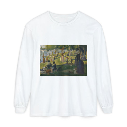 Bull Terrier A Sunday Afternoon on La Grande Jatte — after Georges Seurat, 1886 | Long Sleeve