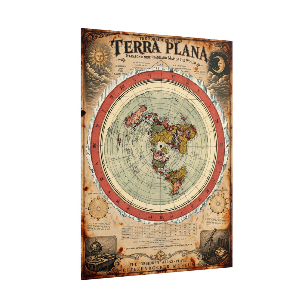 Terra Plana, The Forbidden Atlas Plate I | Poster