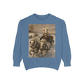 Bull Terrier Sleigh Ride — after Alfred Wierusz-Kowalski, c.1890 | Crewneck