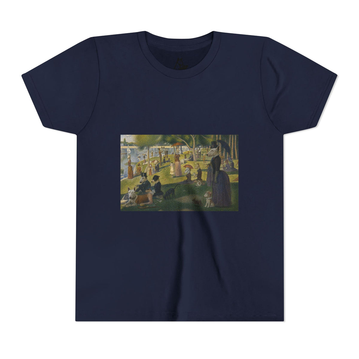 Bull Terrier A Sunday Afternoon on La Grande Jatte — after Georges Seurat, 1886 | Youth Tee
