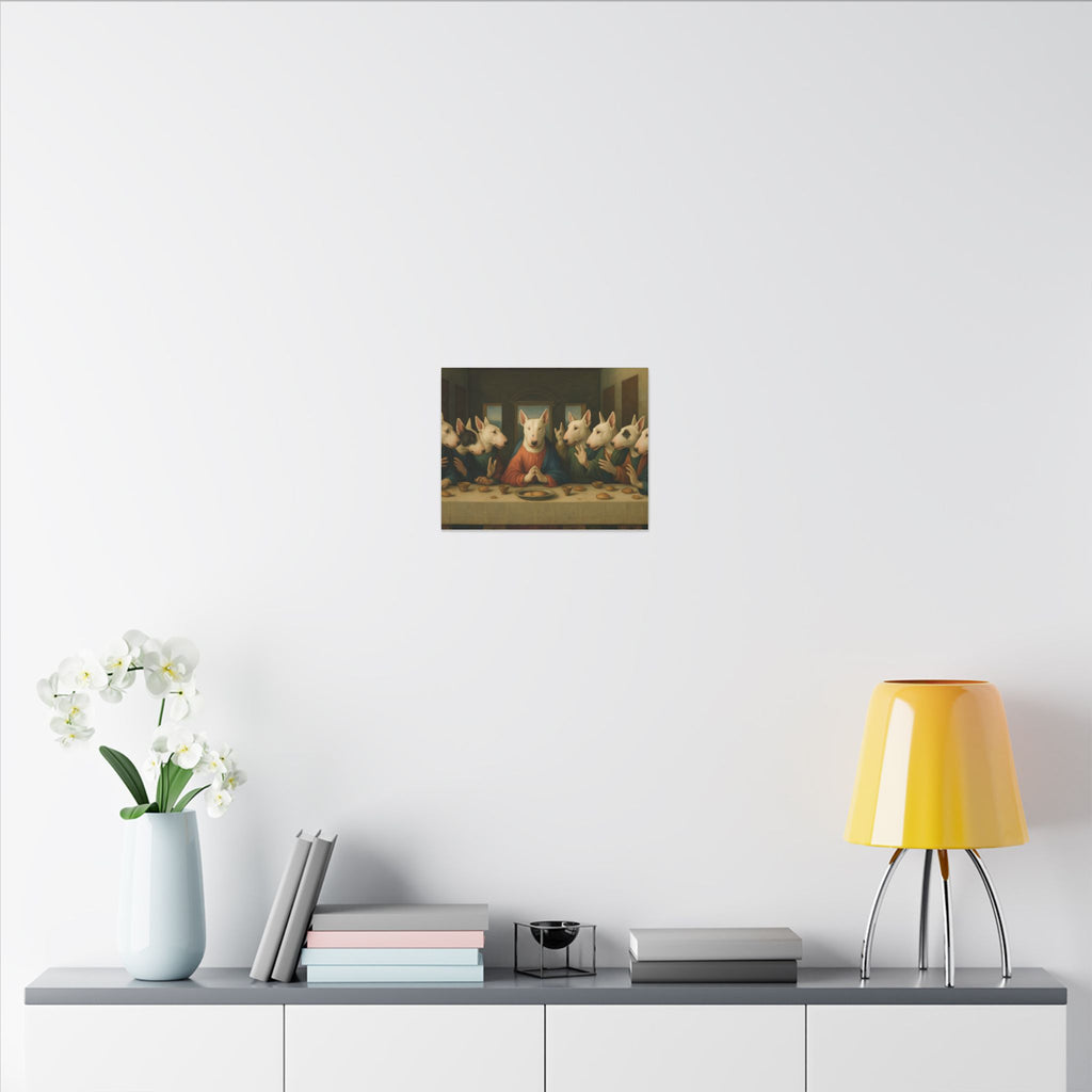 Bull Terrier The Last Supper — after Leonardo da Vinci, 1498 | Canvas