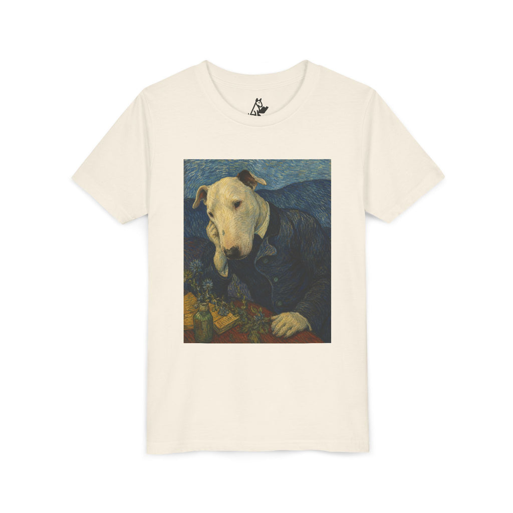 Bull Terrier Portrait of Doctor Gachet — after Vincent van Gogh, 1890 | Youth Tee