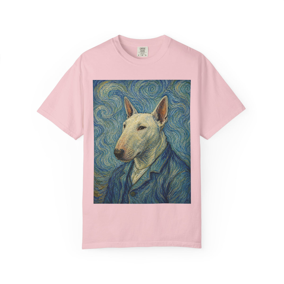 Bull Terrier Self-Portrait — after Vincent van Gogh, 1889 | Garment-Dyed Tee