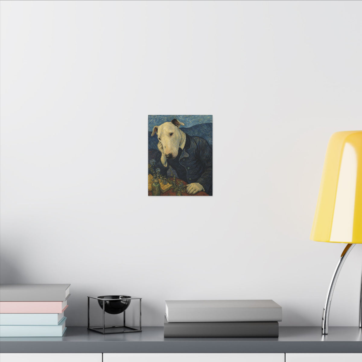 Bull Terrier Portrait of Doctor Gachet — after Vincent van Gogh, 1890 | Canvas
