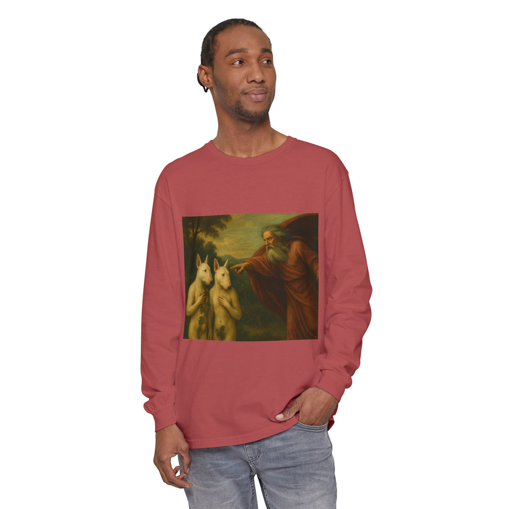 Bull Terrier The Rebuke of Adam and Eve — after Domenichino, 1626 | Long Sleeve
