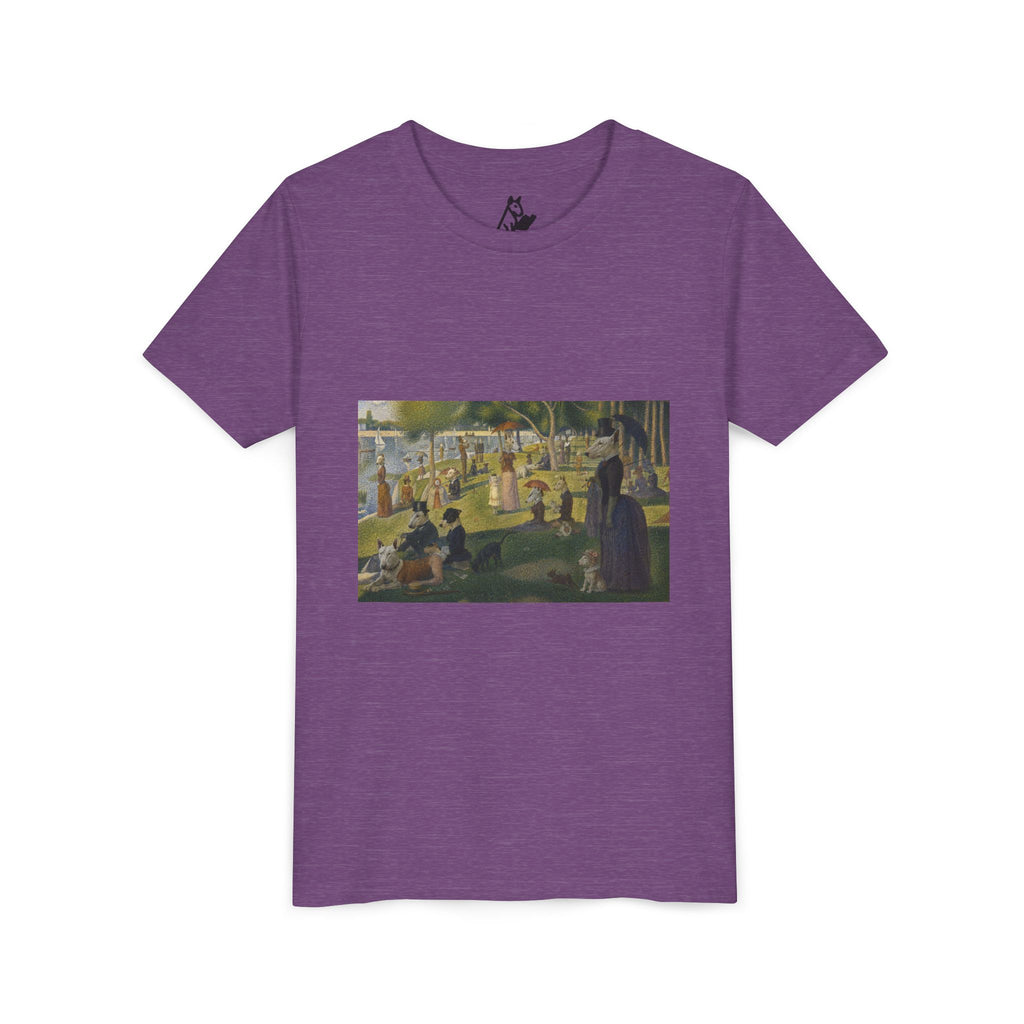 Bull Terrier A Sunday Afternoon on La Grande Jatte — after Georges Seurat, 1886 | Youth Tee