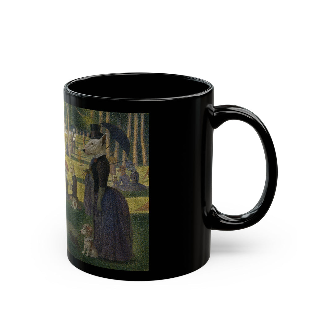 Bull Terrier A Sunday Afternoon on La Grande Jatte — after Georges Seurat, 1886 | Mug