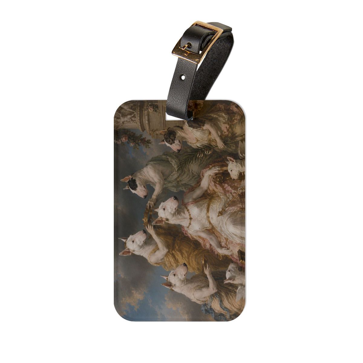 Bull Terrier Themire Crowned by the Graces — after the Sevres Manufactory, 1777 | Luggage Tag
