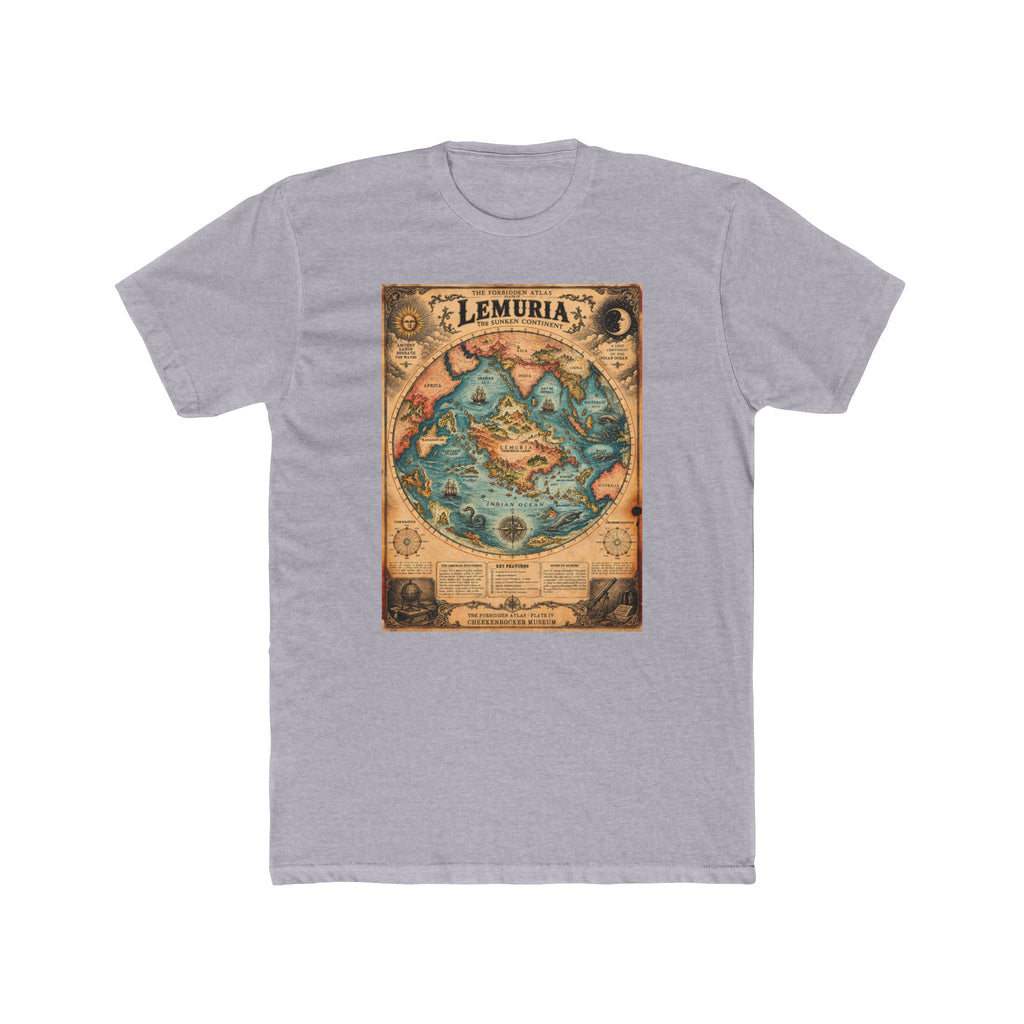 Lemuria, The Forbidden Atlas Plate IV | Unisex Cotton Crew Tee