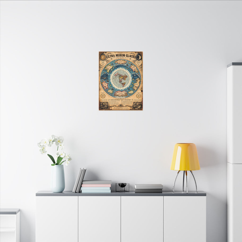 Ultra Murum Glaciei, The Forbidden Atlas Plate II | Canvas