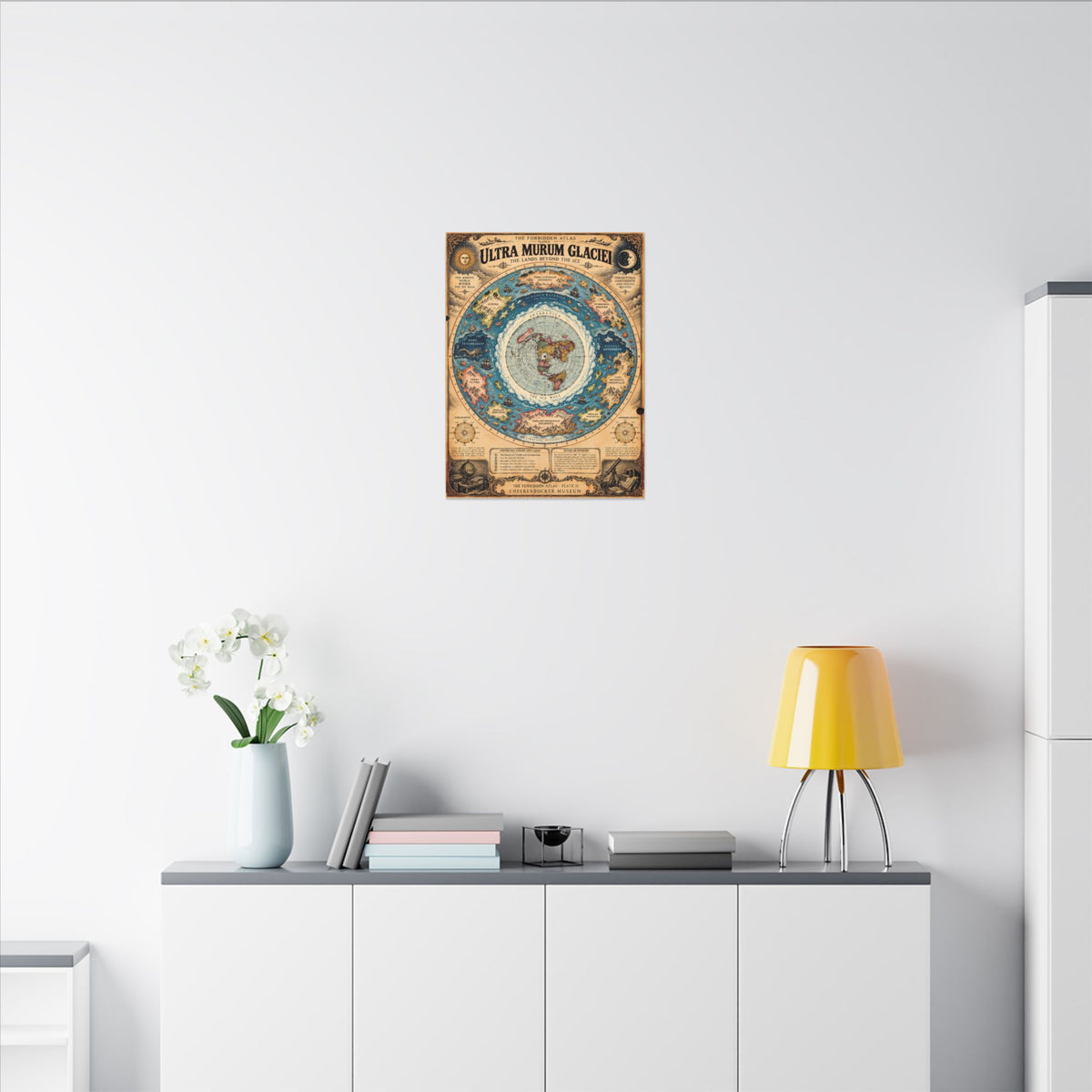 Ultra Murum Glaciei, The Forbidden Atlas Plate II | Canvas