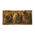 Bull Terrier The Gleaners — after Jean-Francois Millet, 1857 | Beach Towel