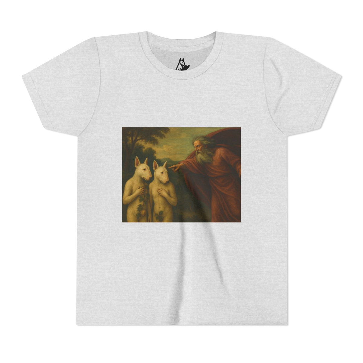 Bull Terrier The Rebuke of Adam and Eve — after Domenichino, 1626 | Youth Tee