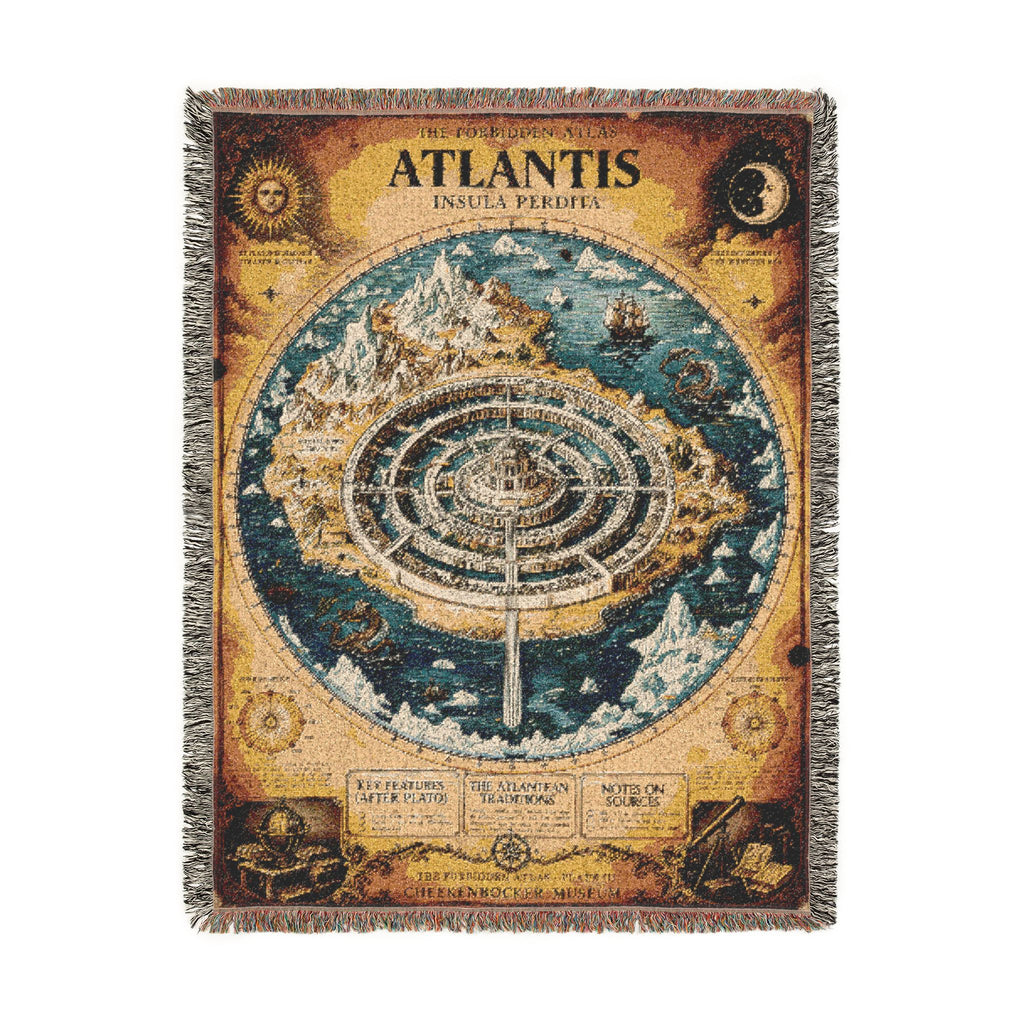 Atlantis, The Forbidden Atlas Plate III | Blanket