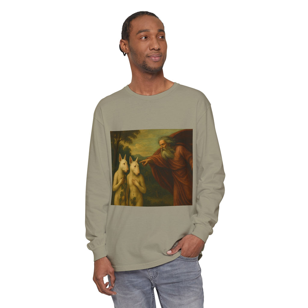 Bull Terrier The Rebuke of Adam and Eve — after Domenichino, 1626 | Long Sleeve