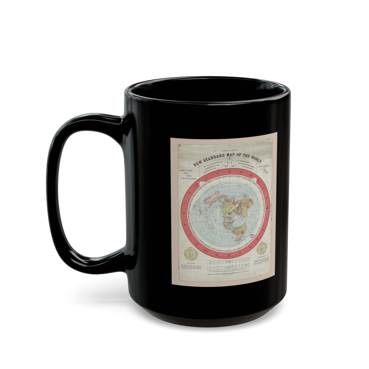 Gleason's New Standard Map of the World, 1892 | Mug