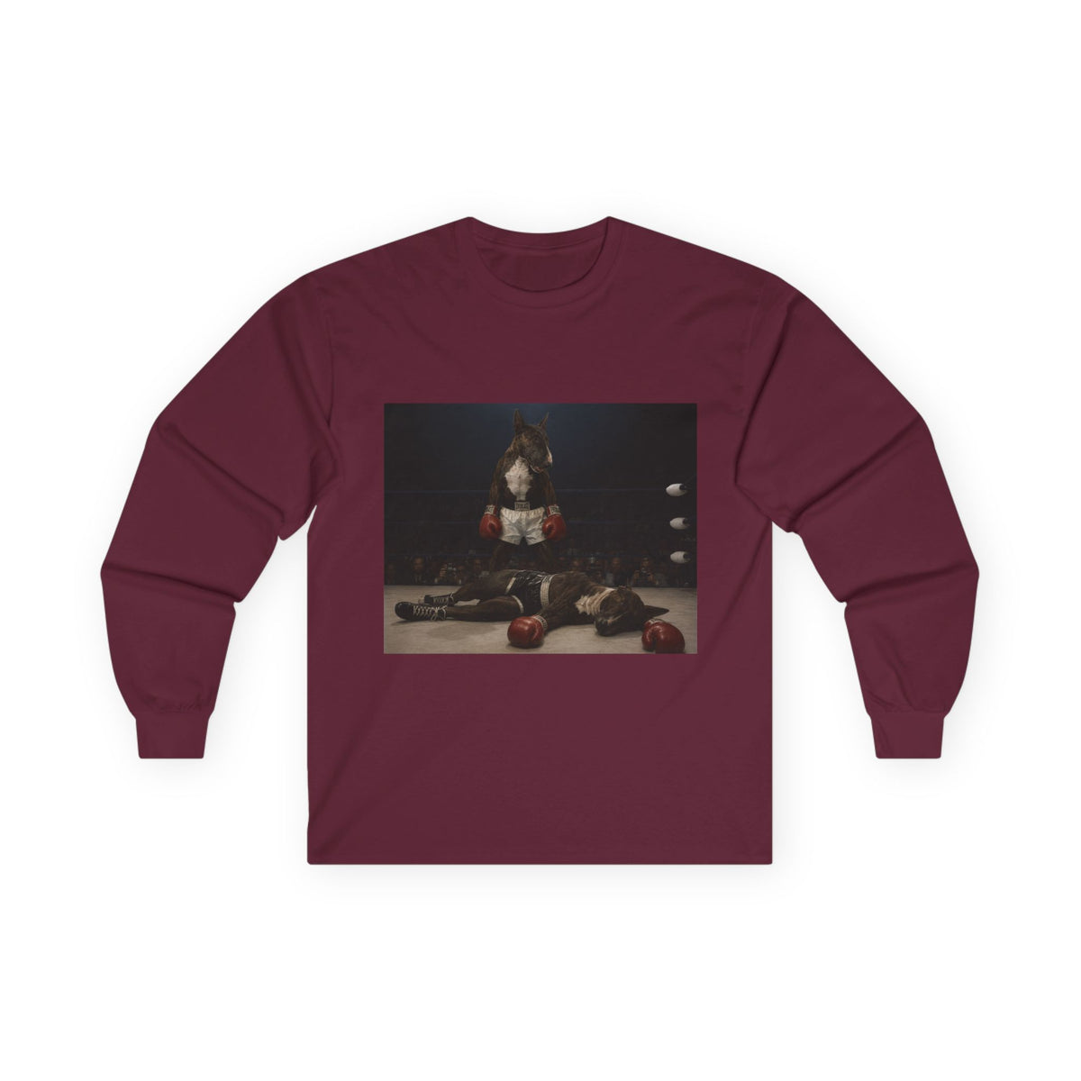 Bull Terrier Mona Lisa — after Leonardo da Vinci, c.1503 | Long Sleeve