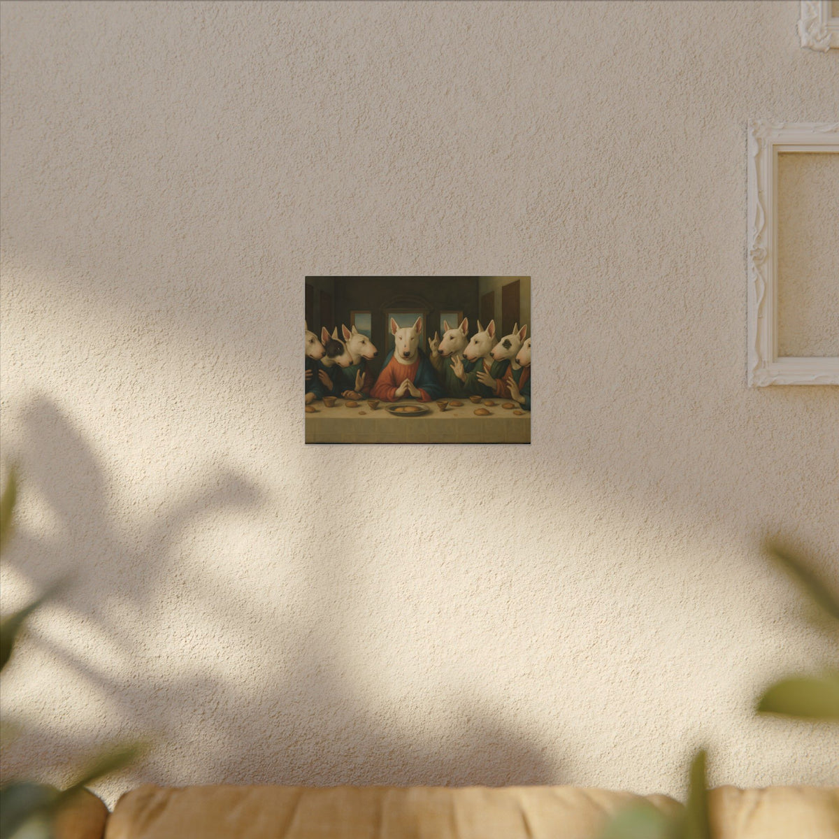 Bull Terrier The Last Supper — after Leonardo da Vinci, 1498 | Canvas