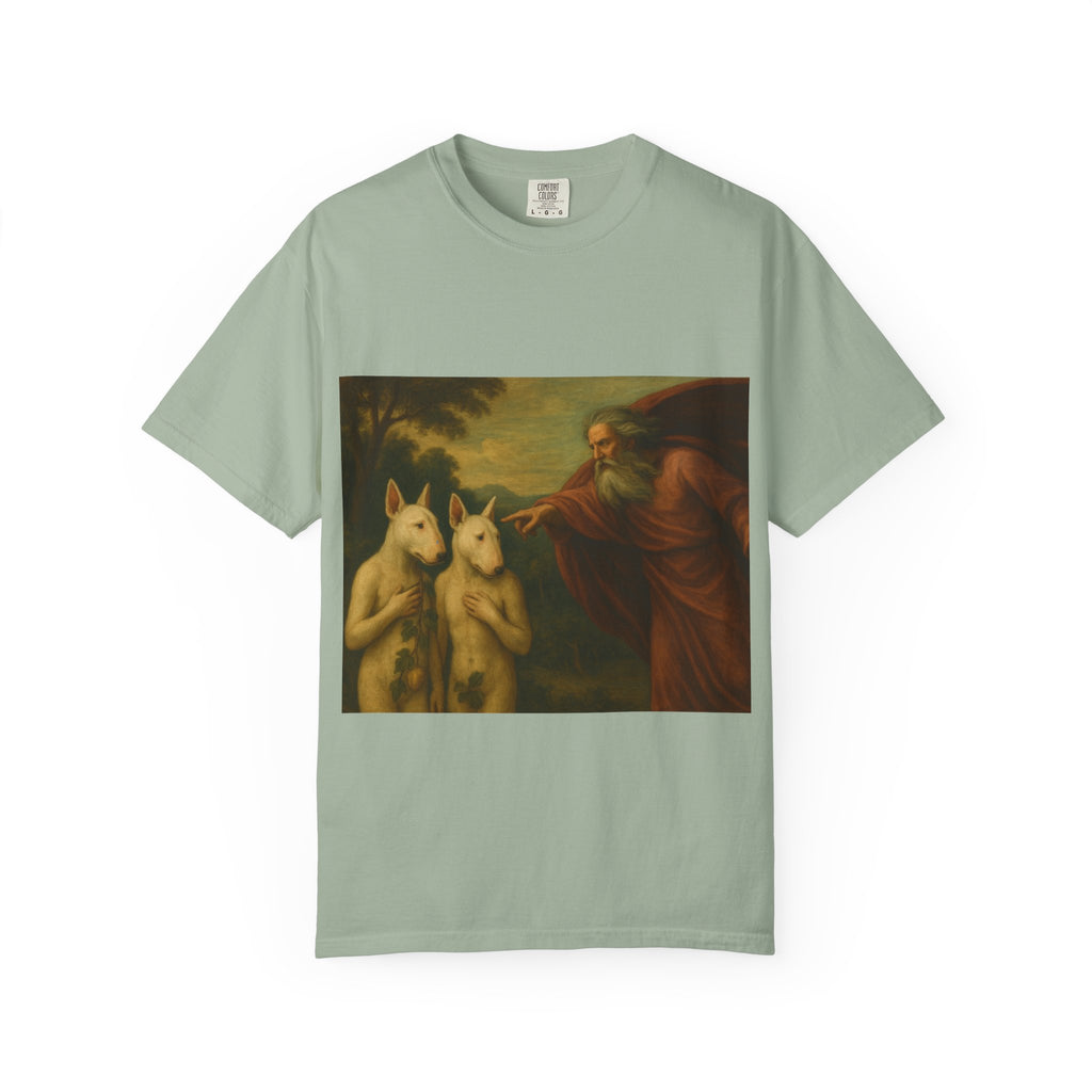 Bull Terrier The Rebuke of Adam and Eve — after Domenichino, 1626 | Garment-Dyed Tee