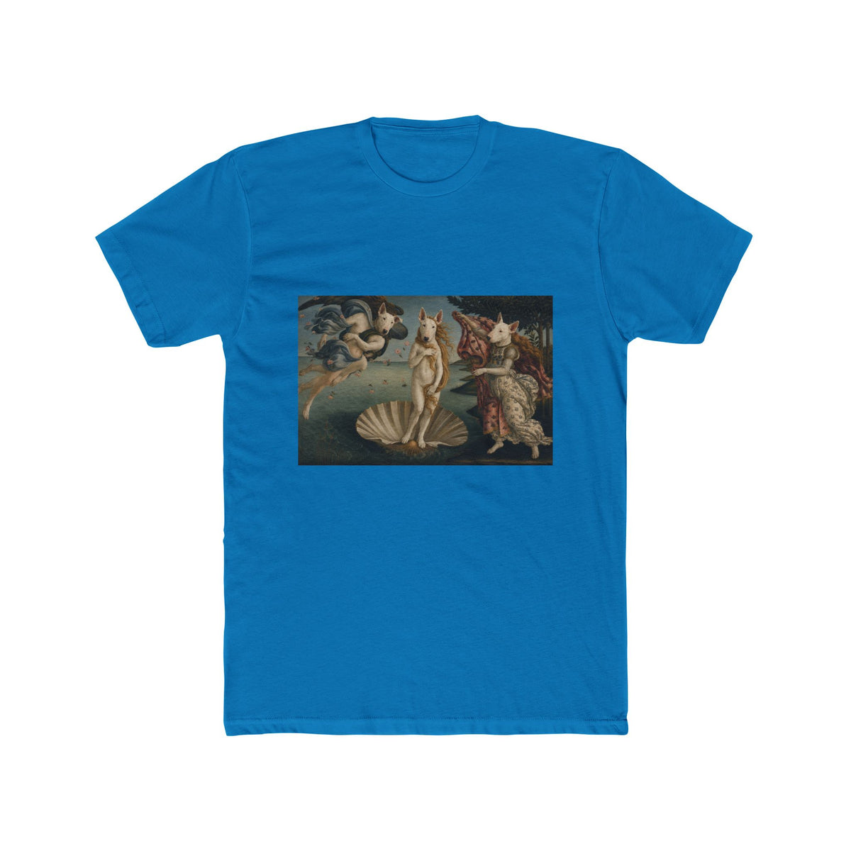 Bull Terrier The Birth of Venus — after Sandro Botticelli, c.1485 | Tee