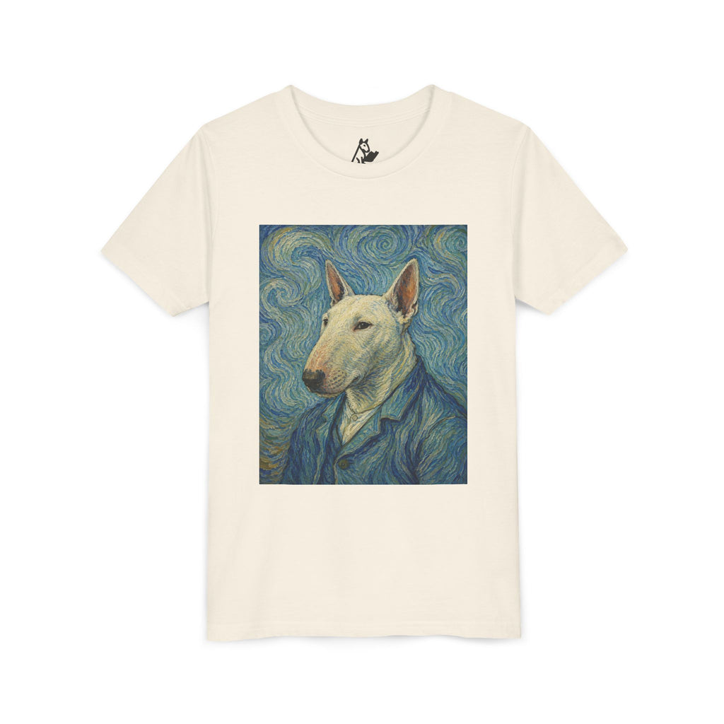 Bull Terrier Self-Portrait — after Vincent van Gogh, 1889 | Youth Tee