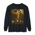 Bull Terrier Liberty Leading the People — after Eugene Delacroix, 1830 | Long Sleeve