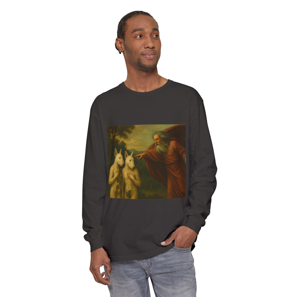 Bull Terrier The Rebuke of Adam and Eve — after Domenichino, 1626 | Long Sleeve