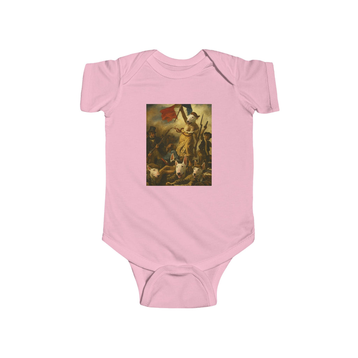 Bull Terrier Liberty Leading the People — after Eugene Delacroix, 1830 | Bodysuit