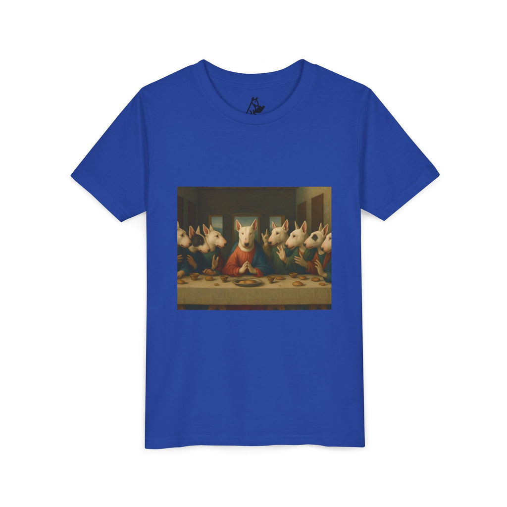 Bull Terrier The Last Supper — after Leonardo da Vinci, 1498 | Youth Tee