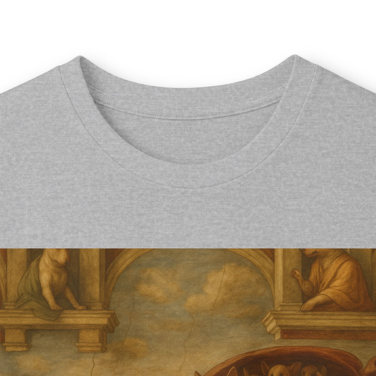 Bull Terrier The Creation Of Adam — after Michelangelo, 1512 | Long Sleeve