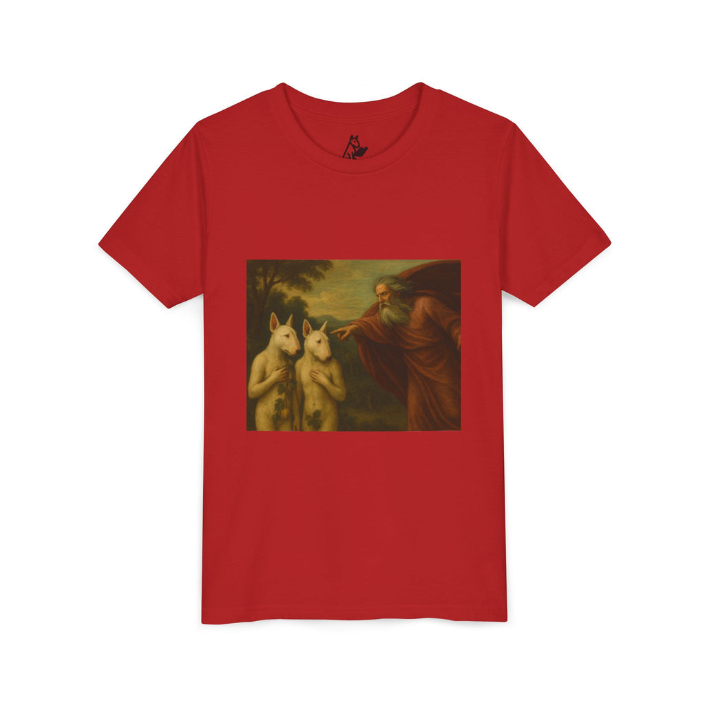 Bull Terrier The Rebuke of Adam and Eve — after Domenichino, 1626 | Youth Tee