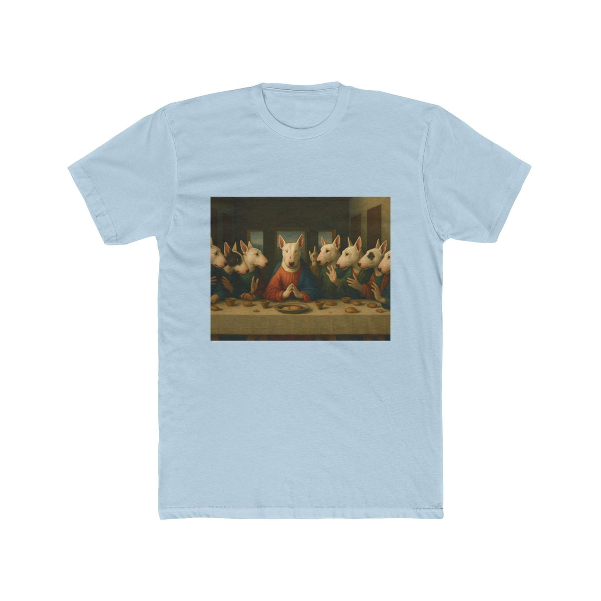 Bull Terrier The Last Supper — after Leonardo da Vinci, 1498 | Tee
