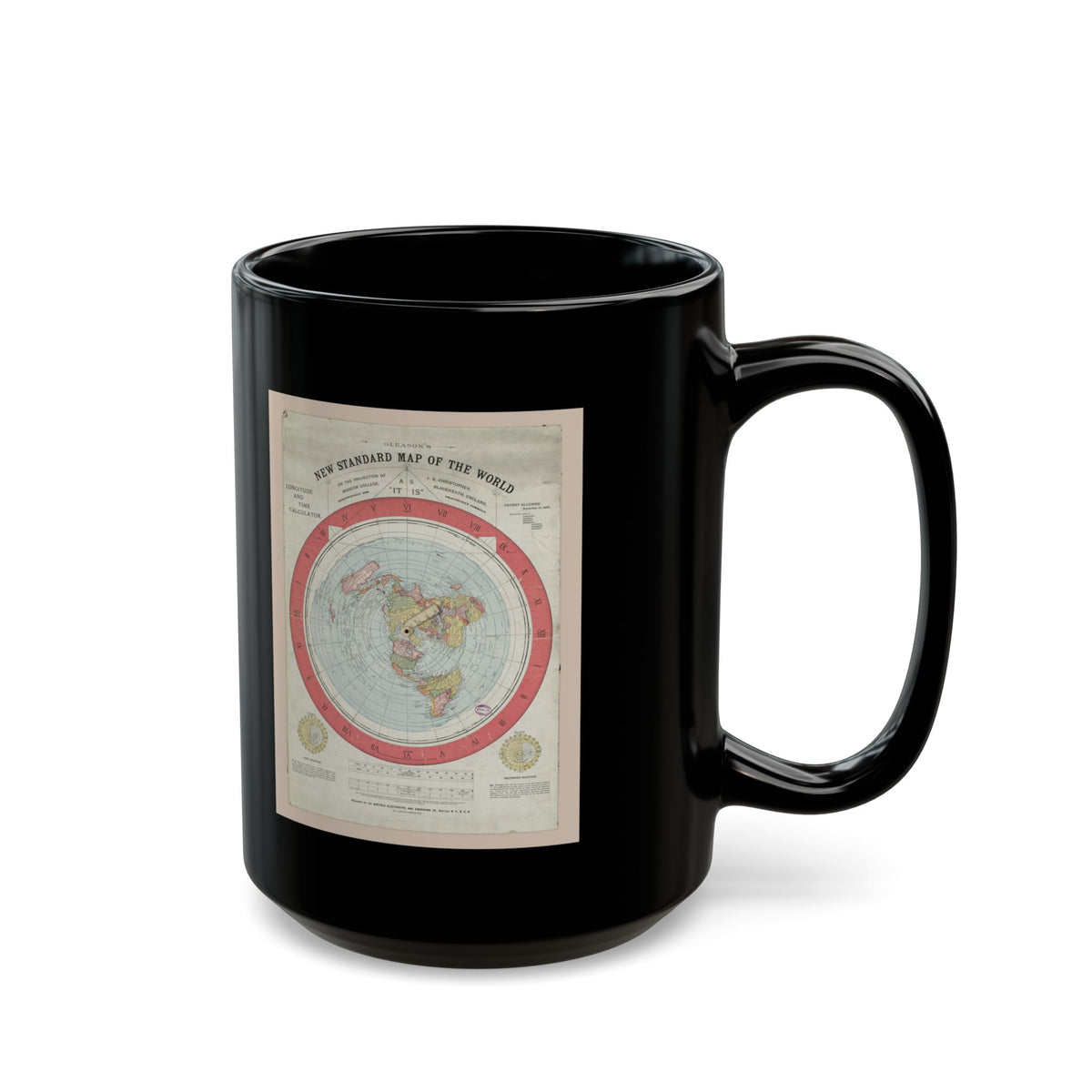 Gleason's New Standard Map of the World, 1892 | Mug