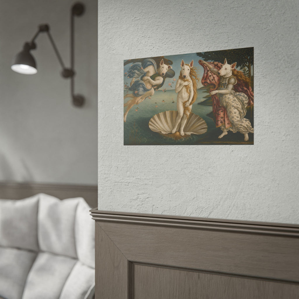 Bull Terrier The Birth of Venus — after Sandro Botticelli, c.1485 | Print