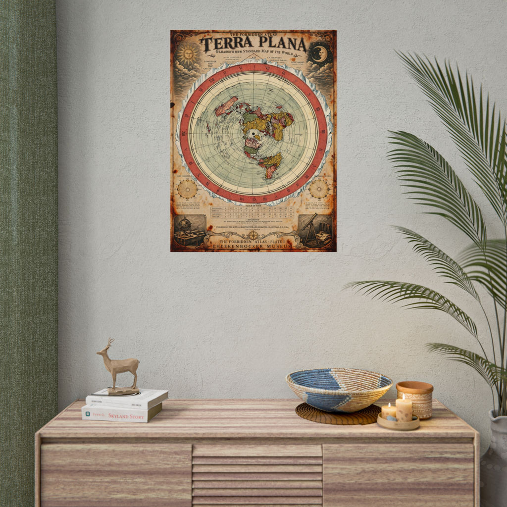 Terra Plana, The Forbidden Atlas Plate I | Poster