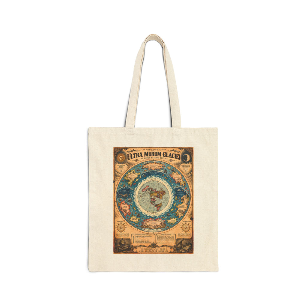Ultra Murum Glaciei, The Forbidden Atlas Plate II | Canvas Tote