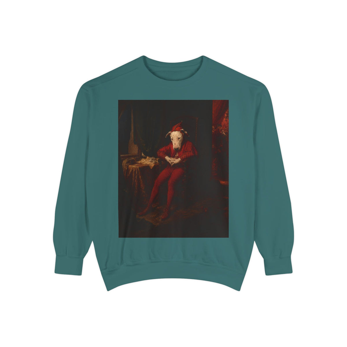 Bull Terrier Stańczyk — after Jan Matejko, 1862 | Crewneck