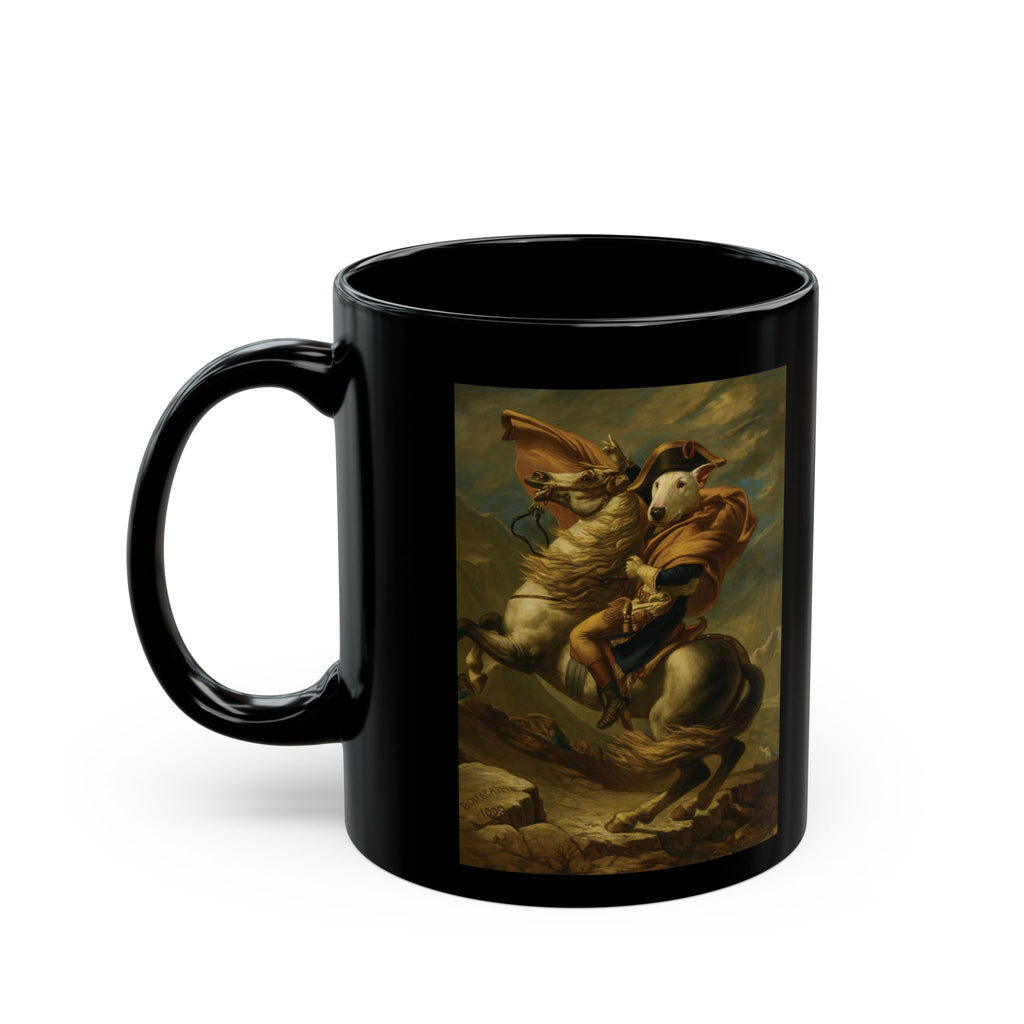 Bull Terrier Napoleon — after Jacques-Louis David, 1801 | Mug