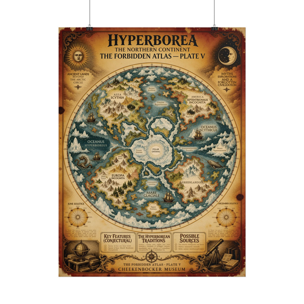 Hyperborea, The Forbidden Atlas Plate V | Poster