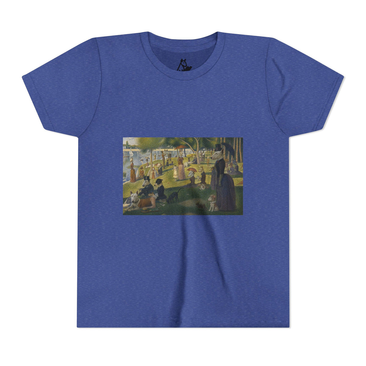 Bull Terrier A Sunday Afternoon on La Grande Jatte — after Georges Seurat, 1886 | Youth Tee